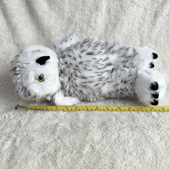 Build A Bear Snowy Owl 15" Plush Stuffed Animal Soft Toy Spotted Snow - Picture 5 of 5
